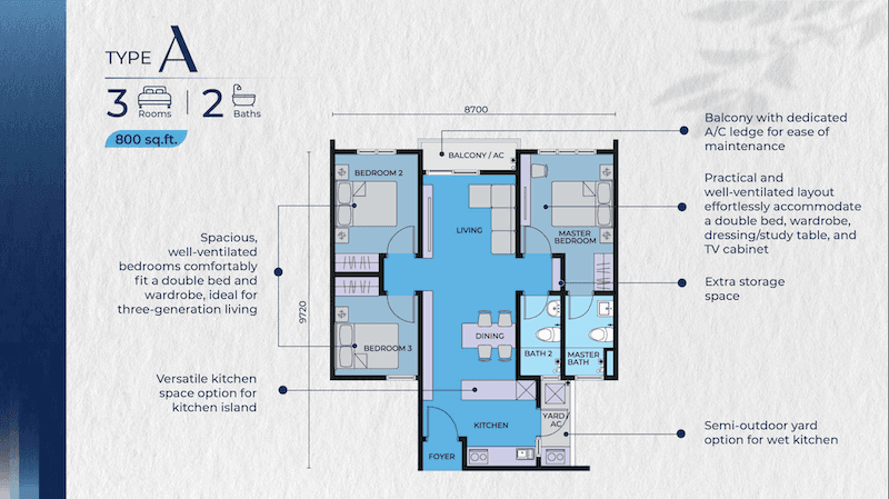 Unit floor plan