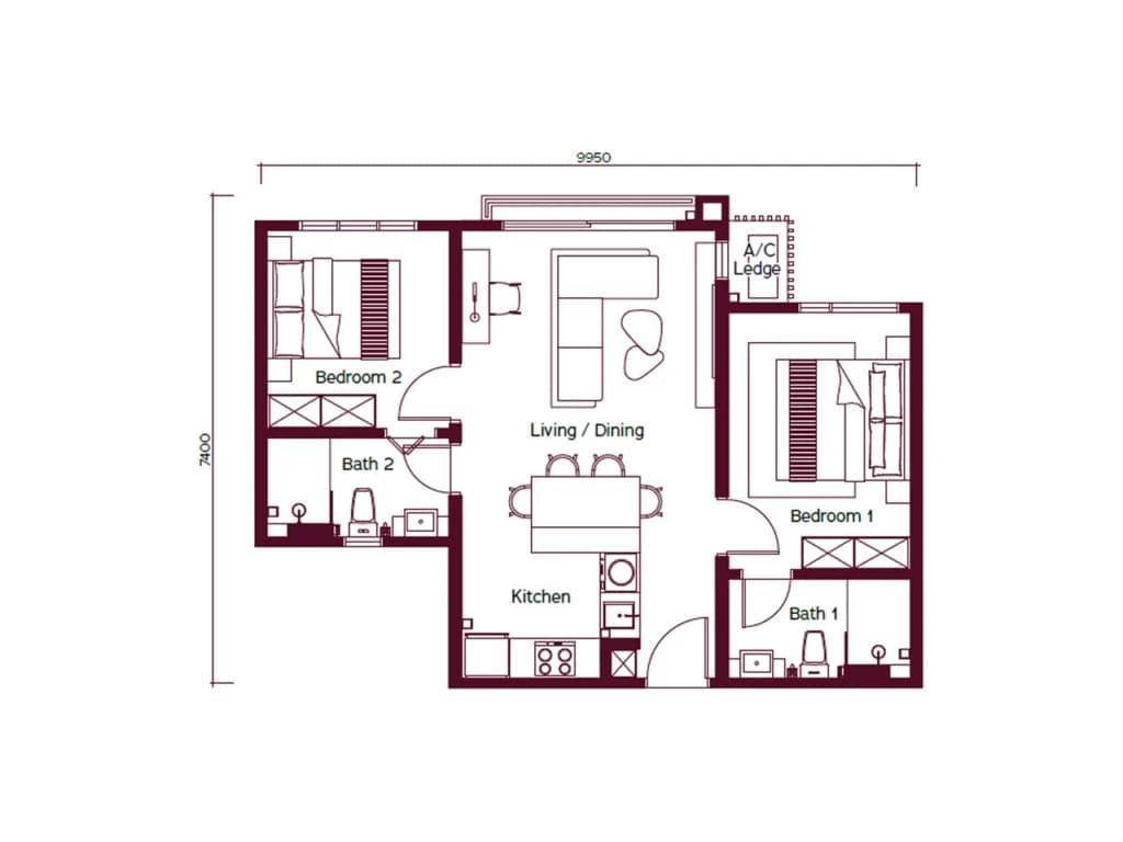 Unit floor plan