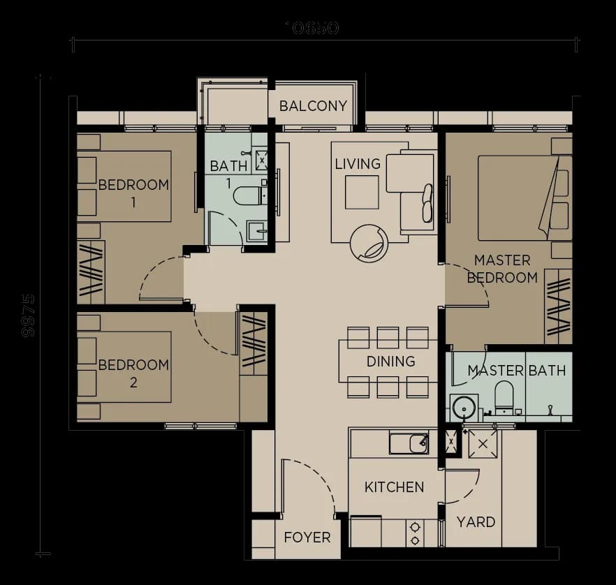Unit floor plan