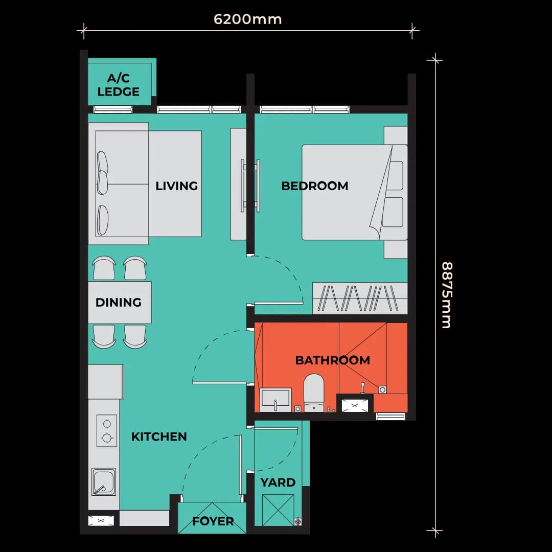Unit floor plan