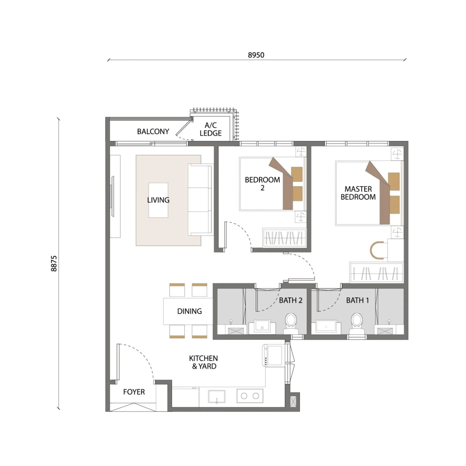 Unit floor plan