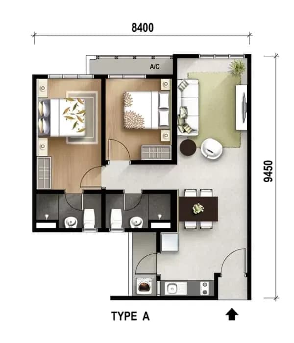 Unit floor plan