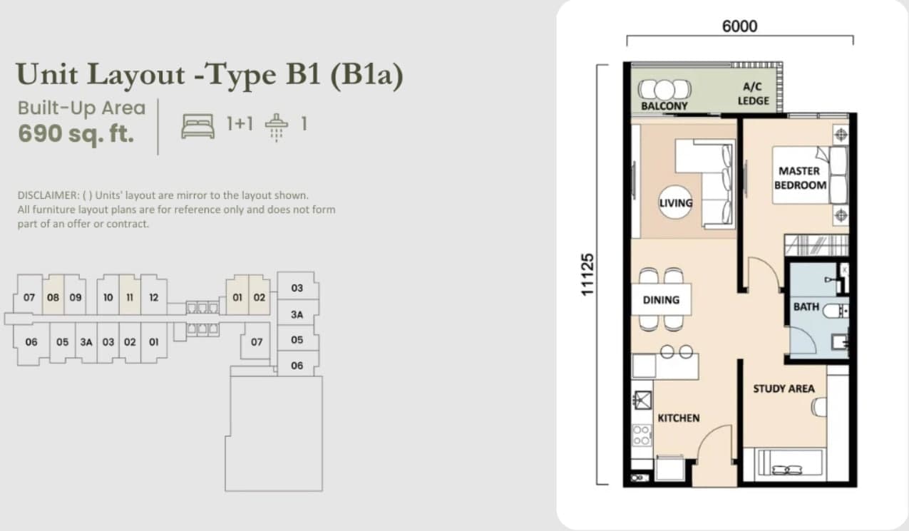 Unit floor plan