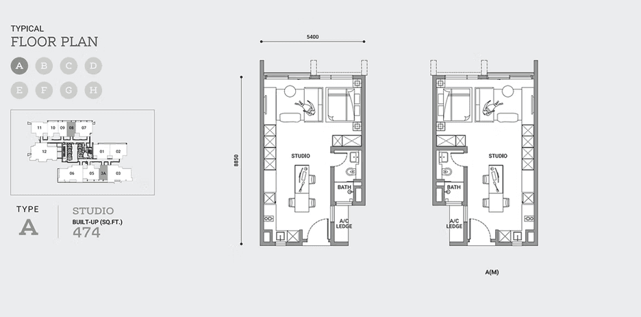 Unit floor plan