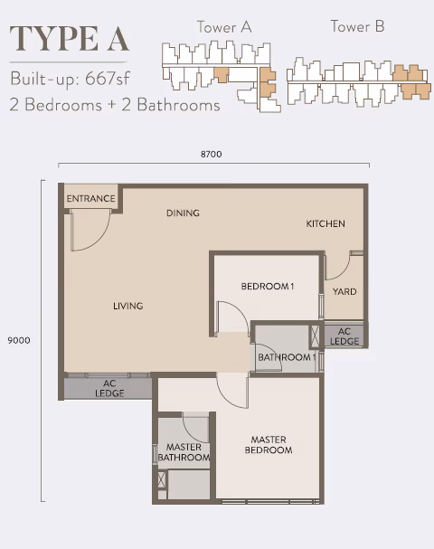 Unit floor plan