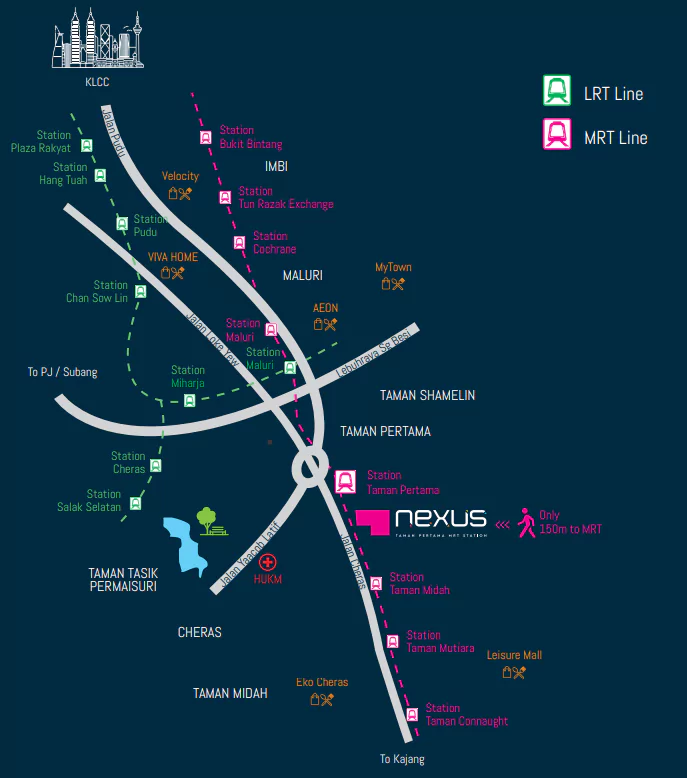 Nexus Taman Pertama-Location Plan