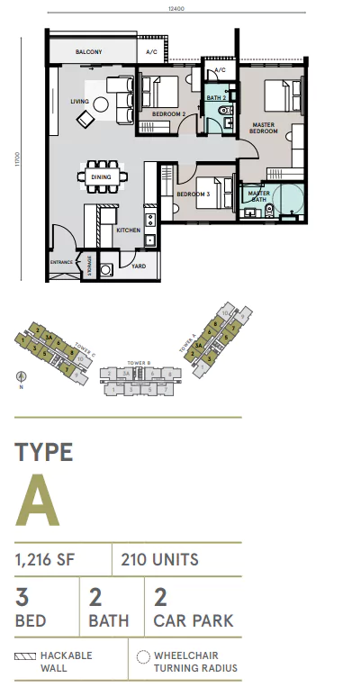 Triara Ara Damansara-Floor Plan-A