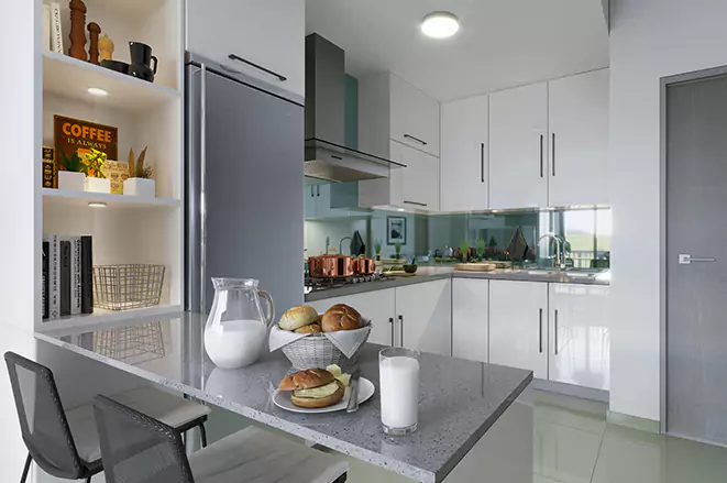 121 Residences PJ - Interior Design - Kitchen