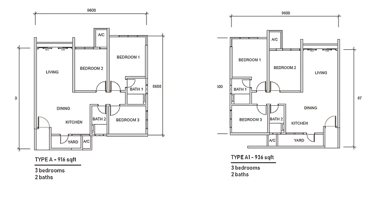 Grand Damansara Petaling Jaya-Floor Plan-A1 & A