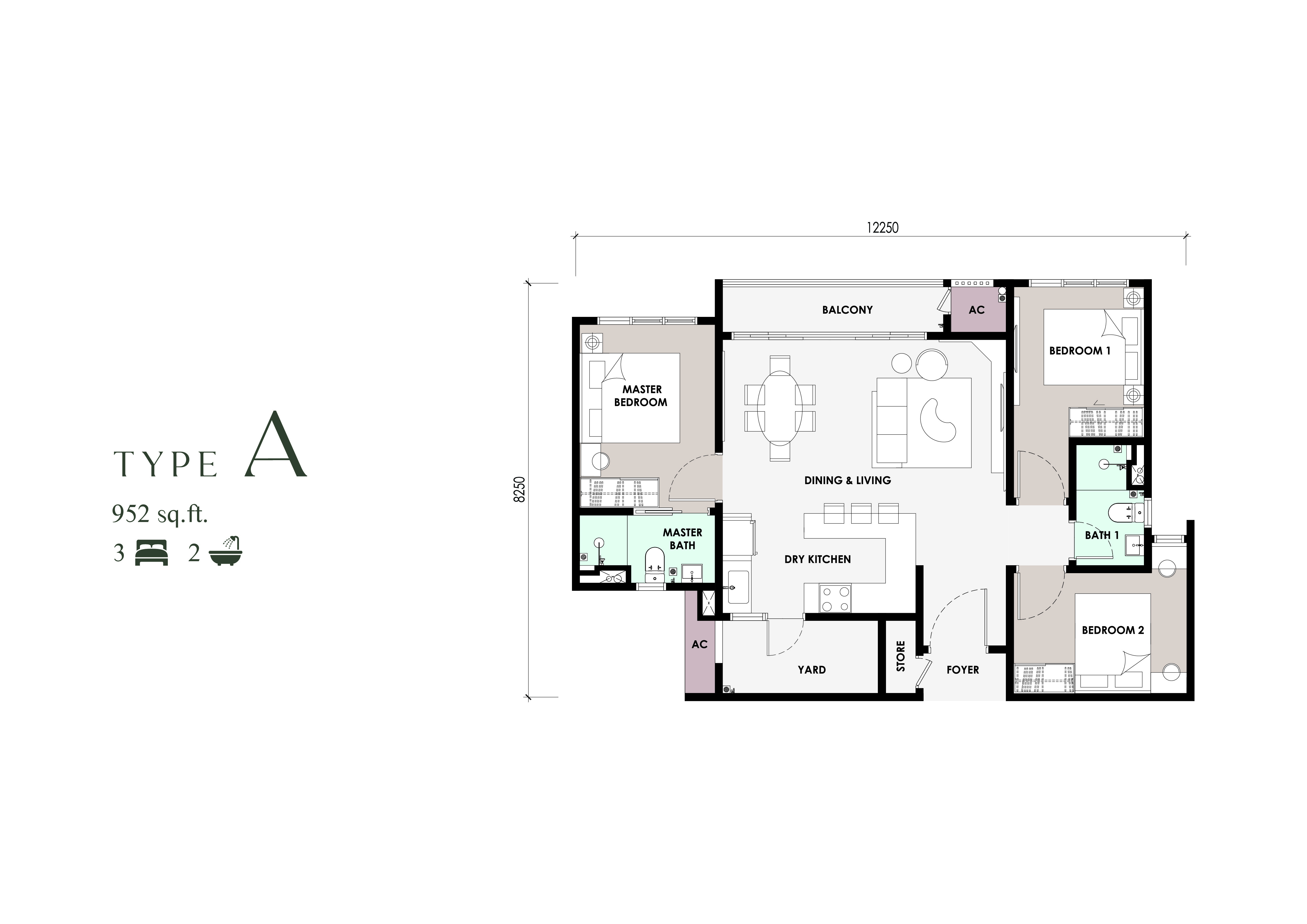 Curvo Residence-Floor Plan-A