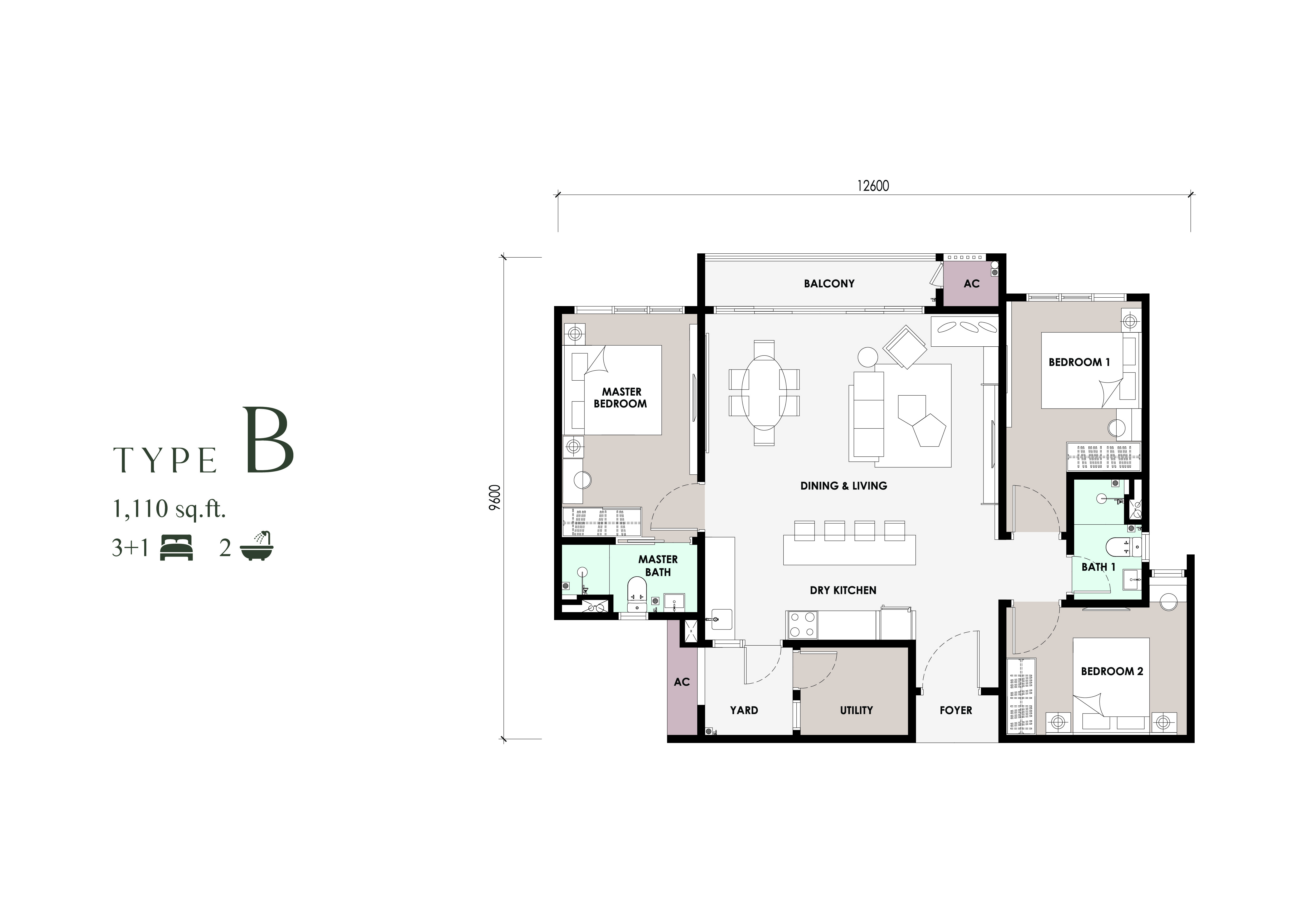 Curvo Residence-Floor Plan-B