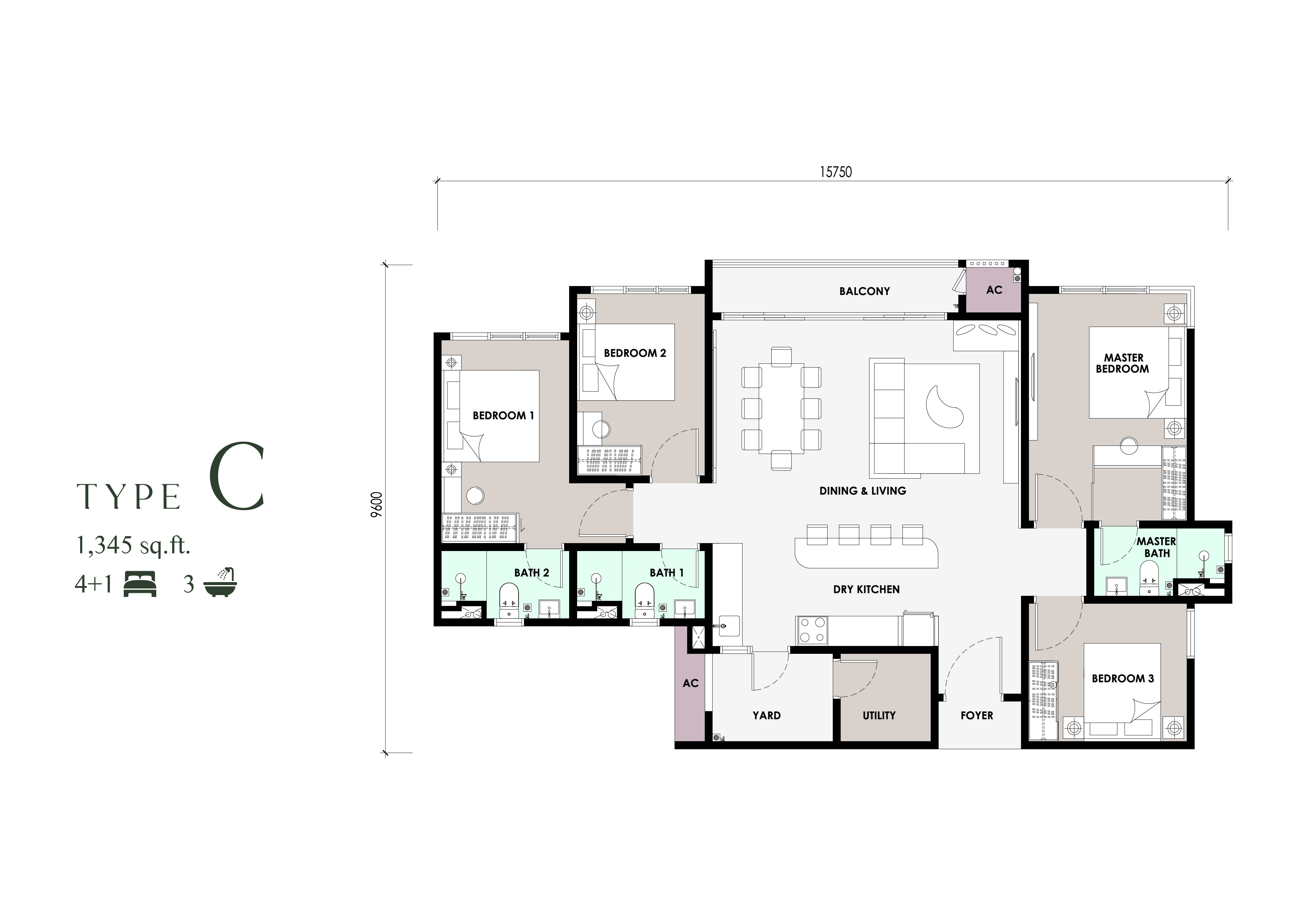 Curvo Residence-Floor Plan-C