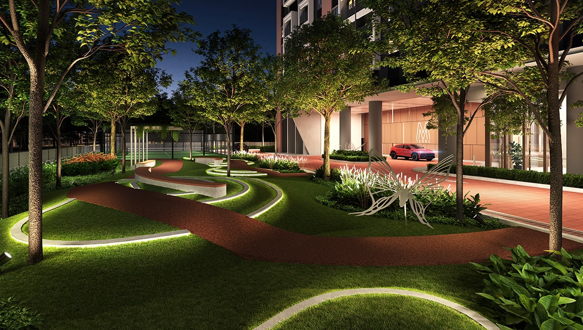 Fairy lights at central park