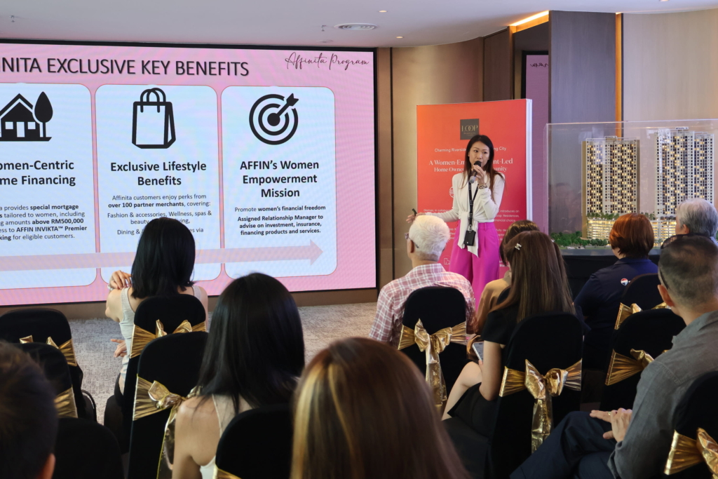 Prospective buyers and guests at the women-focused homeownership engagement session held as part of the Glomac and Affin Bank collaboration for Loop Residences, highlighting financing pathways and informed purchasing considerations.