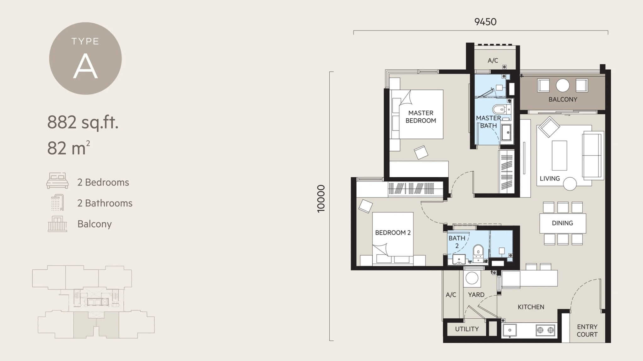 Oaka Residence-Bukit Jalil-Type A