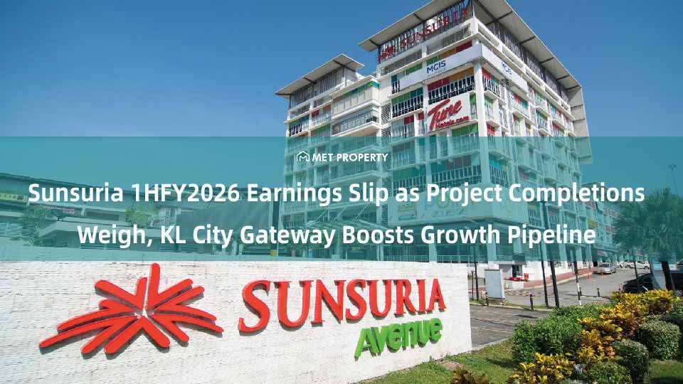 Sunsuria’s 1HFY2026 Earnings Decline Amid Project Completions, Expands Growth Pipeline with KL City Gateway Acquisition
