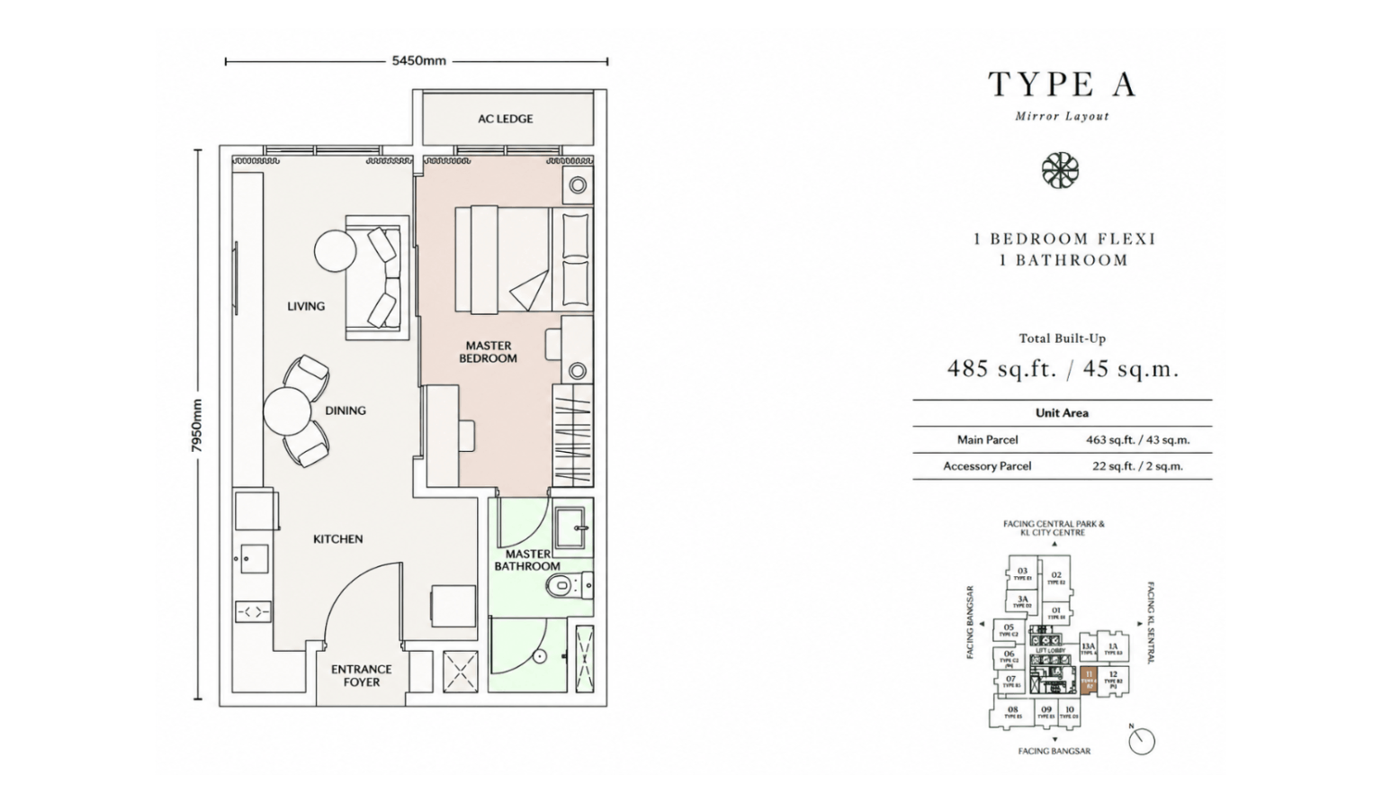 Parkside Residences Layout Type A