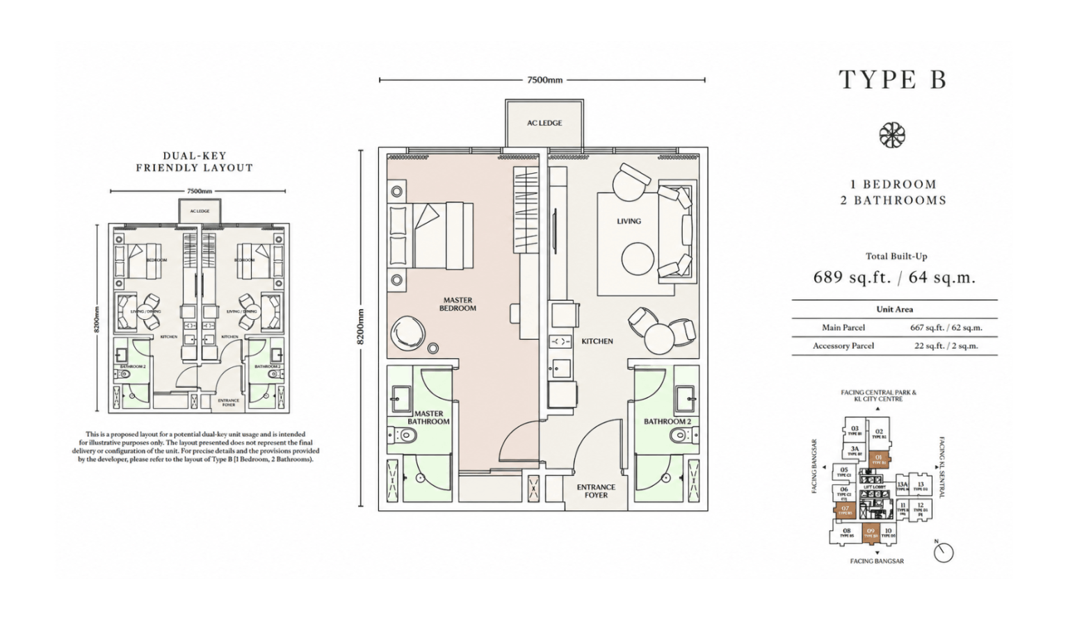 Parkside Residences Layout Type B